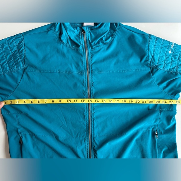 Columbia Teal Nesika Creek Stretch Jacket Size 2X - Picture 3 of 12